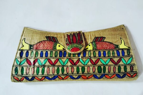 Clutch Bag Madhubani Painted Bag for women