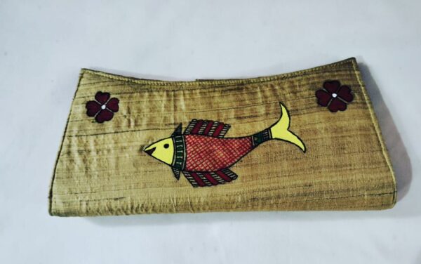 Clutch Bag Madhubani Painted Bag for women - Image 2