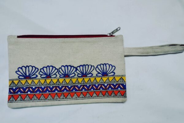 Madhubani painting Pencil Pouch - Image 2