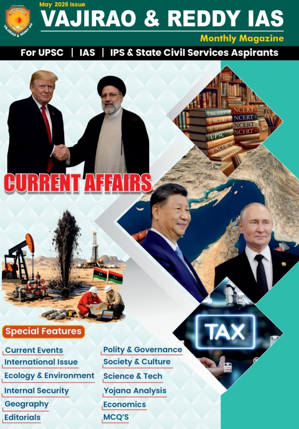 Vajirao and Reddy IAS Insights- Monthly current affairs magazines
