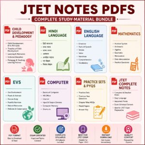 JTET Notes PDF Class 1 to 5